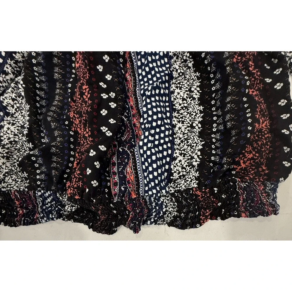 Thread Story Juniors Size Large off the Shoulder‎ Crop Top Bell Sleeves